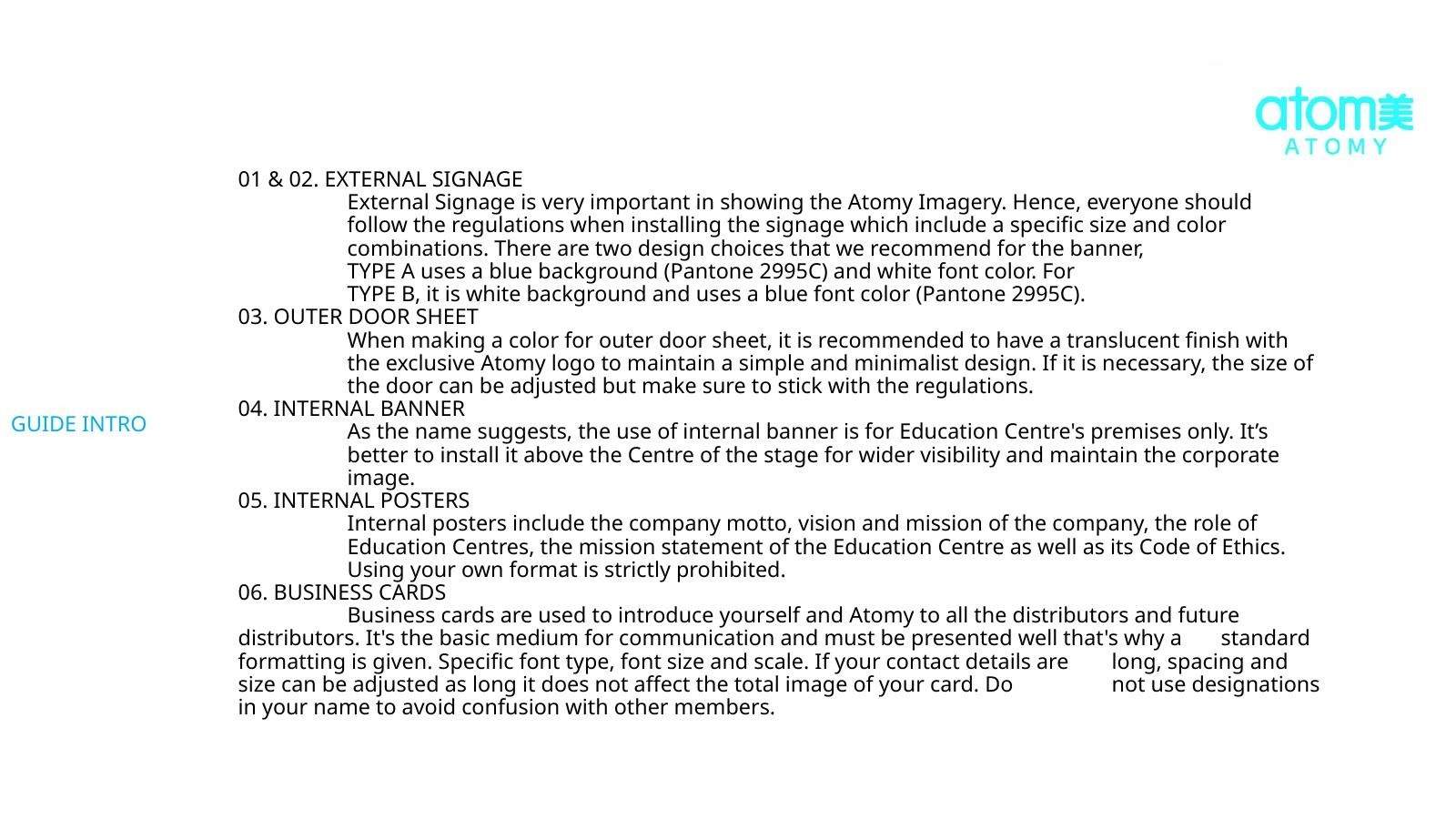 Atomy Interior and Exterior Guidebook — slide 3